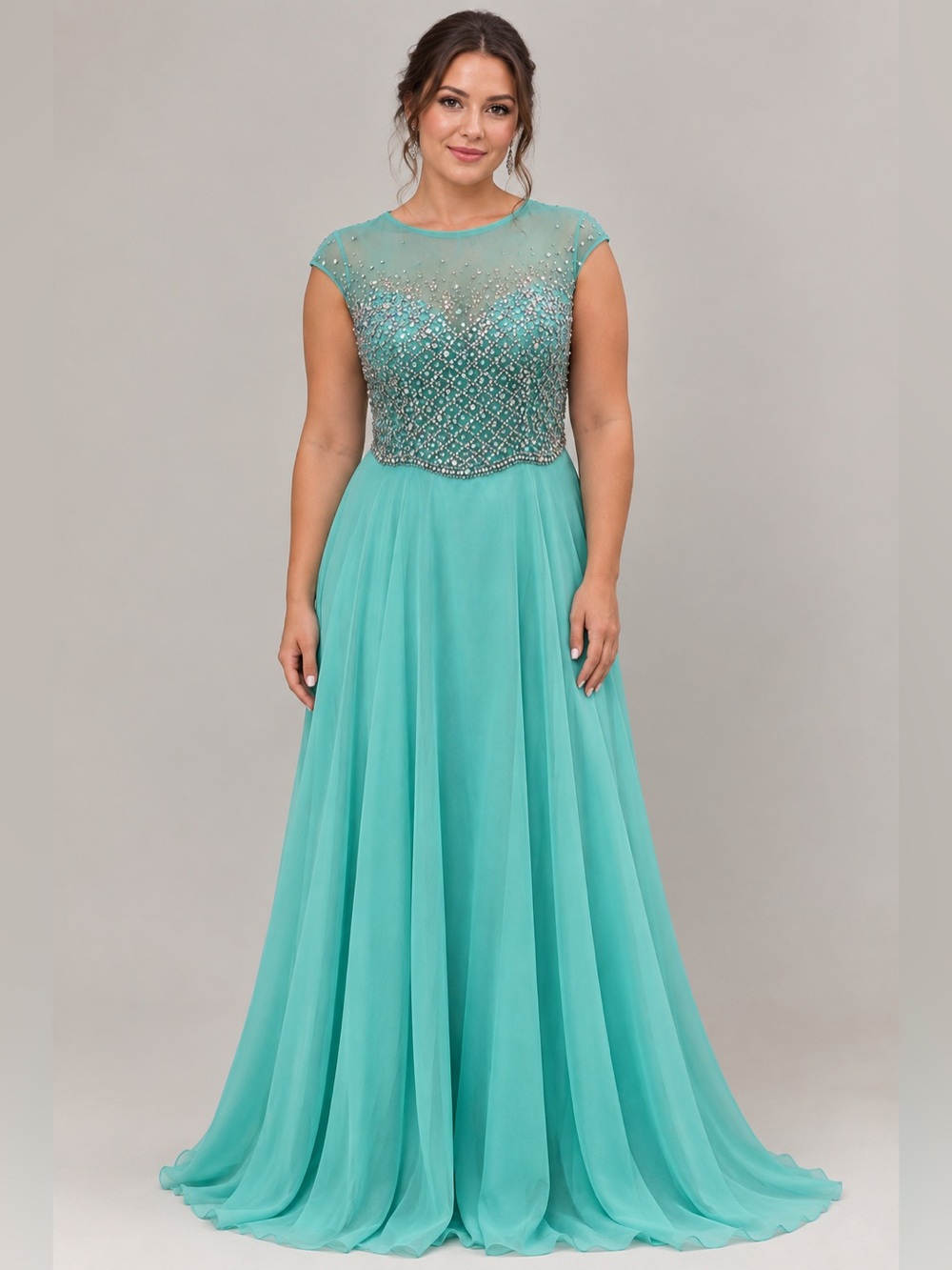 Rachel Allan Mint Formal Gown